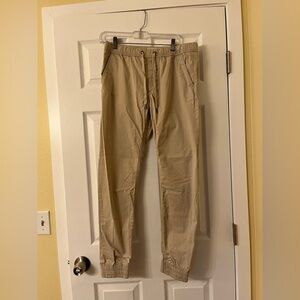 Express Tan Chino Jogger